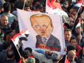 bağdattaki protestodan görüntüler