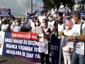 emekliler eylem yaptı emekli maaşı ile geçinemiyoruz