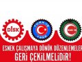 işçi konfederasyonlarından ortak açıklama 