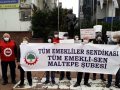 emekliler maaşlarına ek zam yapılması için alanlarda buluştu