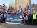 Eğitim emekçileri iş bıraktı