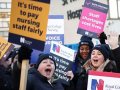 İngiltere'de hemşireler greve çıktı