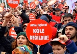 metal işçileri kaçınma hakkını uyguluyor