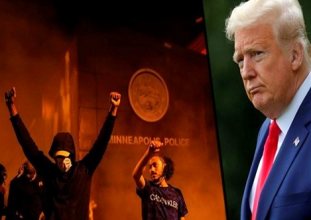 Trump göstericileri tehdit etti olanları izleyemem silahlar ateşlenir