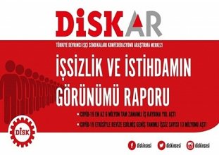 DİSK-AR istihdamda covid-19 depremi