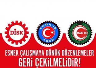 işçi konfederasyonlarından ortak açıklama 