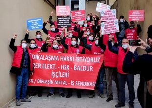 metal işçileri ankara yolunda 