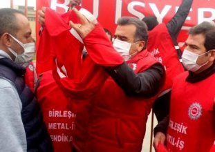 kavga istiyorsanız hodri meydan İşçimize güveniyoruz 