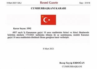 işten çıkarma yasağı uzatıldı 