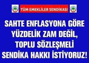 tüm emekli-sen emekli maaşı ile geçinemiyoruz, insanca yaşamak istiyoruz 