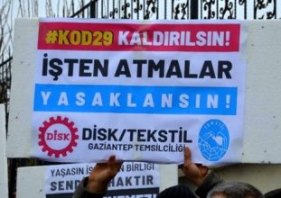 DİSK-TEKSTİL Sendikası hukuksuzluğa göz yummayın