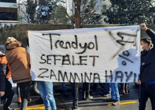 Trendyol işçileri: 'Emekçiler burada, yönetim nerede'