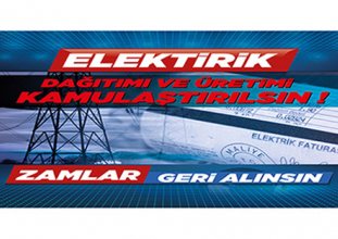 Elektrik idaresi kamulaştırılsın