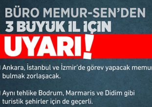 Kamu emekçisi büyük şehirlerden kaçıyor