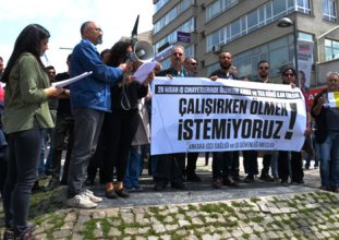 Çalışırken ölmek istemiyoruz!