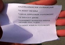 işe giriş için e-devlet şifresi istediler 