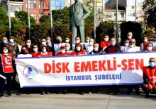 disk emekli sen sefalete teslim olmayacağız 
