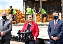 resmi törenle patates-soğan karşılandı  