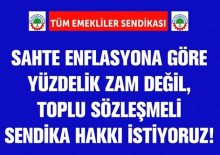 tüm emekli-sen emekli maaşı ile geçinemiyoruz, insanca yaşamak istiyoruz 