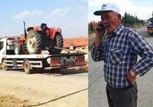 çiftçi nasıl üretsin tarlada çalışan traktörüne haciz konuldu