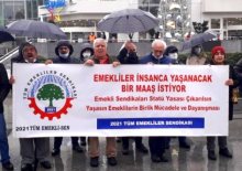 emekliler insanca yaşanacak bir maaş istiyor 